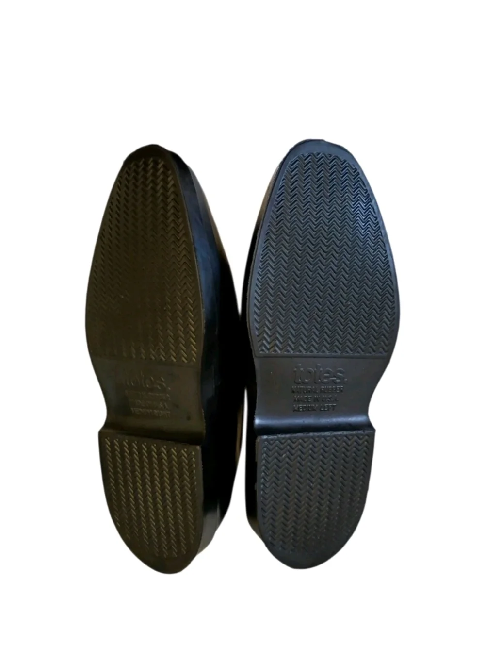 Vintage Men's Medium Geometric Rubber Rain Shoes by totes ISOTONER